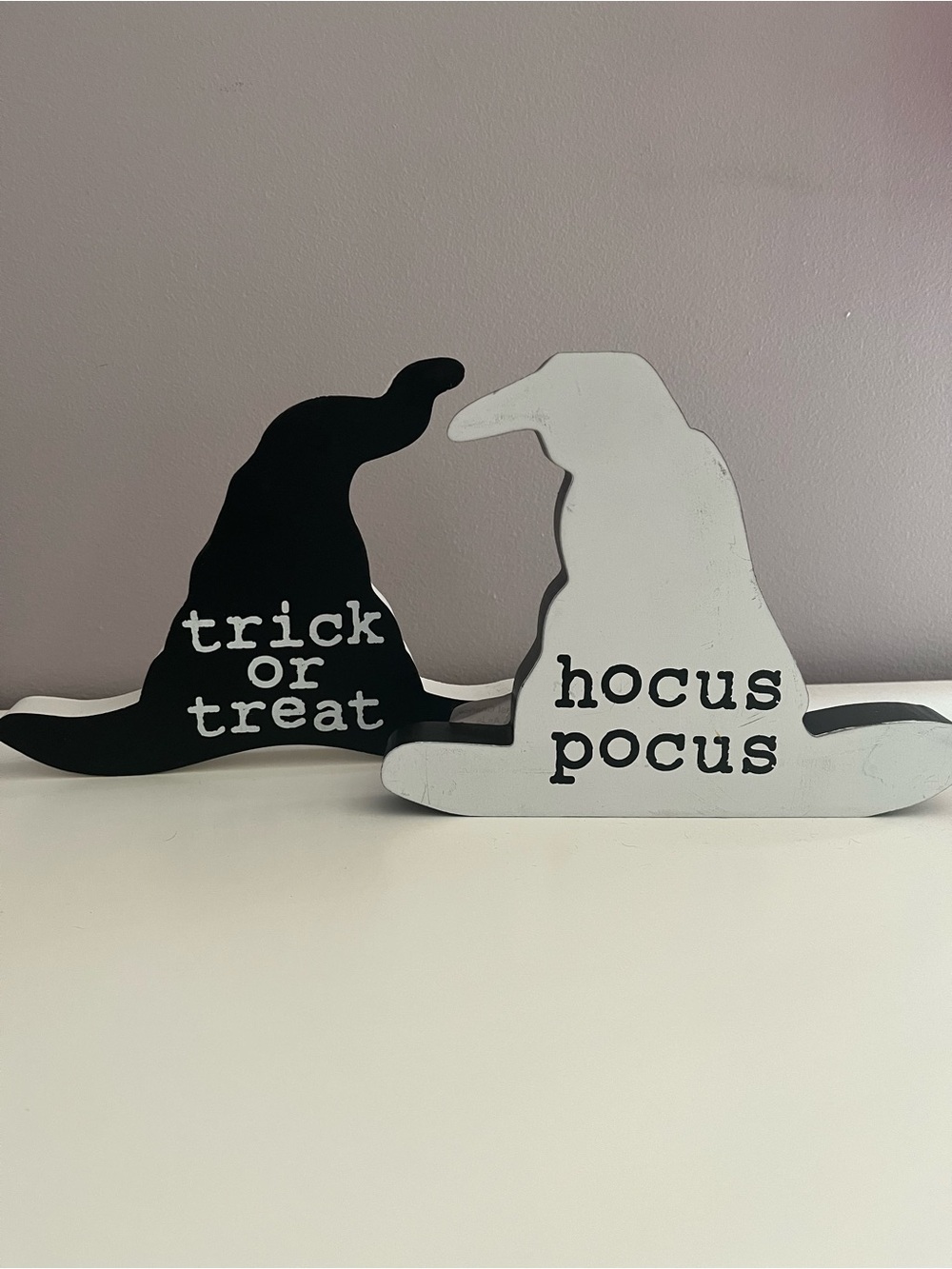 Nordstrom Wooden Witch Hat Halloween Decor Shelf Sitters Hocus Pocus